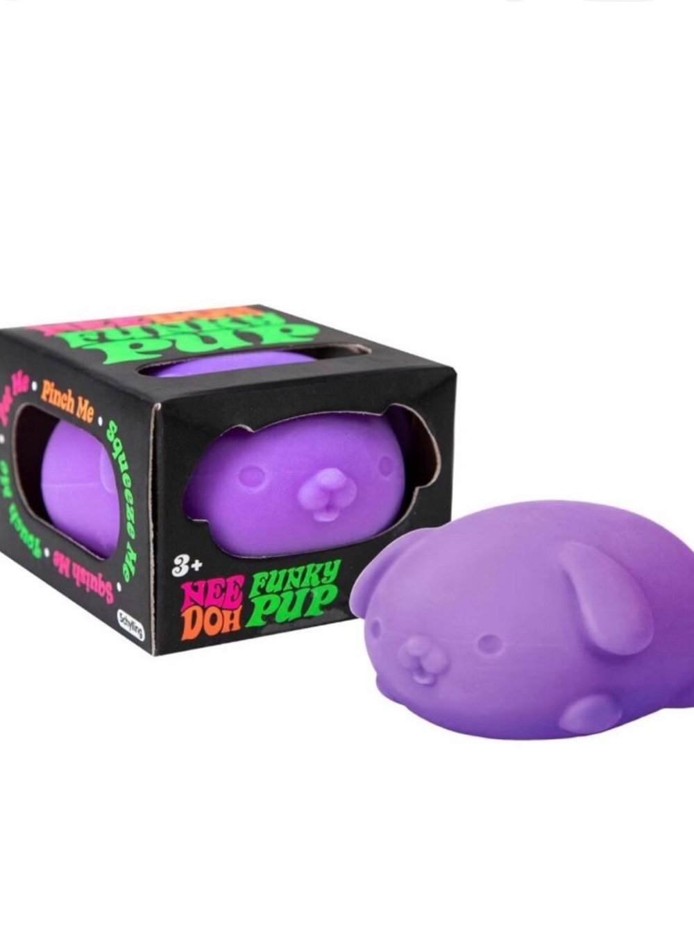 Schylling NeeDoh Funky Pup Purple NEW